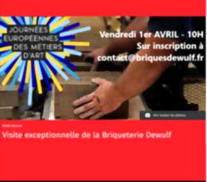 photo Journées européennes des métier d'art - Viste exceptonnelle de la Briqueterie Dewulf.