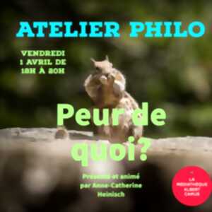 photo Atelier Philo - Peur de quoi ?