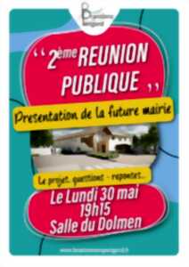 photo 2ème réunion publique: présentation de la future mairie