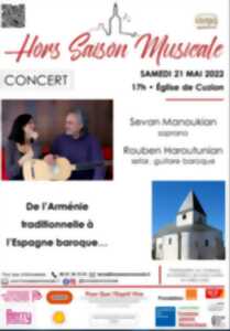 Hors saison musicale : Concert de Sevan Manoukian et Rouben Haroutunian