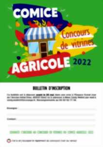 Inscription au Concours de vitrines du Comice Agricole 2022