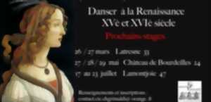 Stage et démonstration de danse Renaissance
