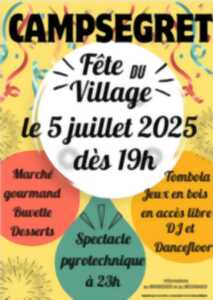 photo Fête du village: Marché gourmand et show pyrotechnique