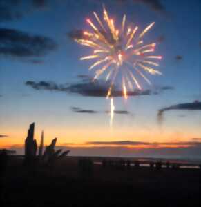 Feu d'artifice du 82e anniversaire du Débarquement