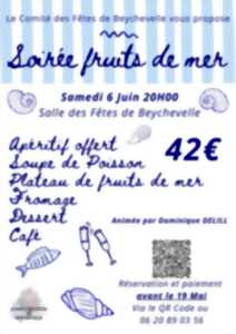Soirée fruits de mer à Beychevelle