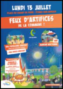 photo Jambon à la broche et Feux d'artifice