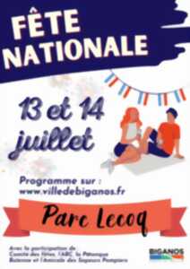 photo Fête nationale et feu d'artifice