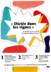 Dictée dans les vignes n°9