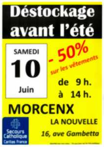 Déstockage avant l'été -  Secours Catholique