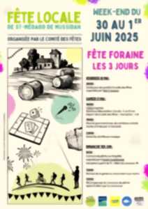 photo Fête, Courses, Marché gourmand avec feu d'artifice
