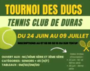 Tournoi de Tennis au club de Duras