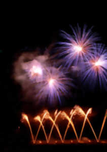 Animations et feu d'artifice