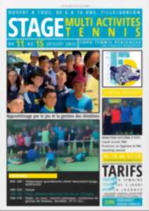 Stage multi activités Tennis