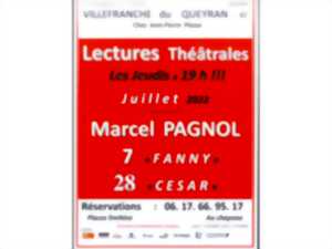 Lecture théâtrale d'oeuvres de Marcel Pagnol