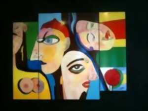 Exposition de peintures par l'artiste Claude Millet