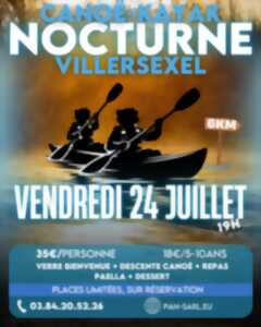 photo Nocturne Canoë