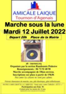 photo Marche sous la lune