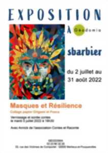 Expo Masques et Résilience par Sylvie Barbier