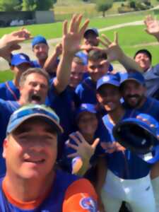 Softball sur la plage