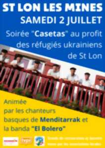 Soirée Casetas au profit des réfugiés ukrainiens de Saint Lon