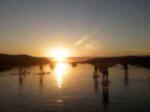 photo Stand Up Paddle Sunset