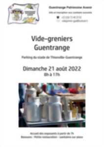 VIDE-GRENIERS - GUENTRANGE PATRIMOINE AVENIR
