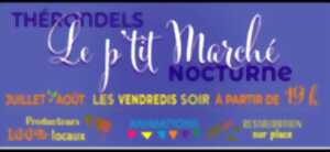 photo Le p'tit marché nocturne à Thérondels - en musique