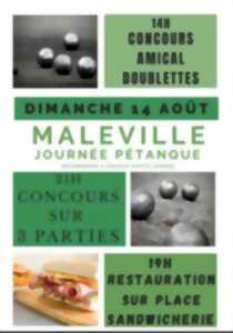 photo Concours officiel de pétanque à Maleville