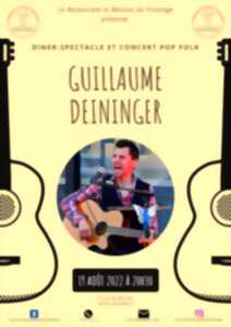 Diner spectacle Guillaume Deininger Pop - Folk