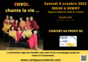 Concert ENVOL chante la vie ... au profit de  Cent pour Un-Loiret
