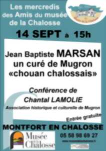 Jean Baptiste Marsan, un curé de Mugron, 