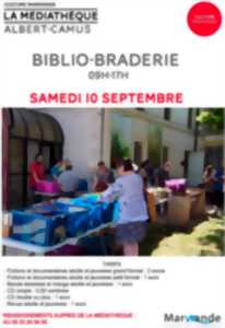 Biblio-Braderie à la Médiathèque A. Camus