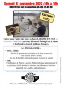 Visite de carrière et conférence paélontologique