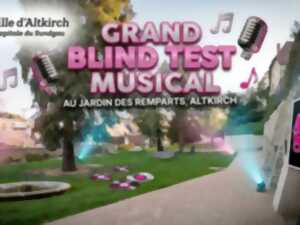 photo Blind test dans le jardin des remparts