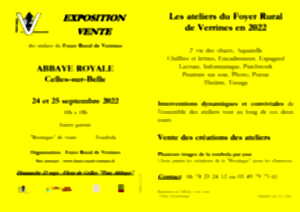 Exposition - vente des ateliers du foyer rural de Verrines
