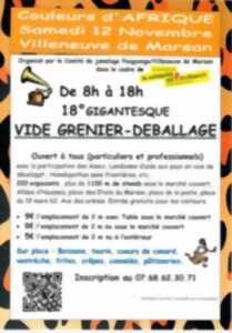Vide Grenier - Déballage Couleurs d'Afrique