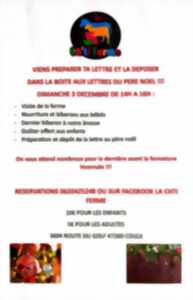 Boite aux lettres du Père Noël à la Chti ferme