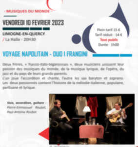 photo Musiques du monde : Voyage napolitain - Duo i frangini
