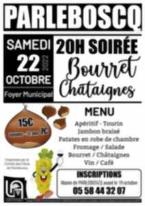 Soirée bourret & châtaignes