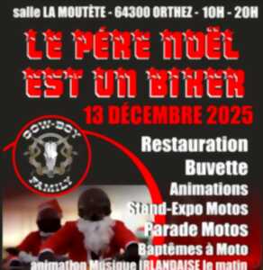 photo Le Père Noël est un biker