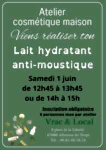 Atelier cosmétiques maison - Lait hydratant anti-moustique