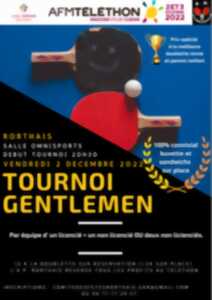 Tournoi tennis de table Gentlemen