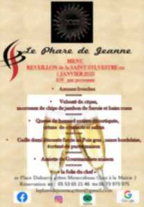 Menu de la Saint-Sylvestre et Jour de l'an sur place du Phare de Jeanne