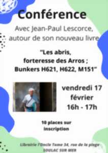 Conférence avec Jean-Paul Lescorce autour de son nouveau livre (10 places sur inscription)