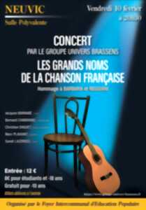 Concert Les grands noms de la chanson française