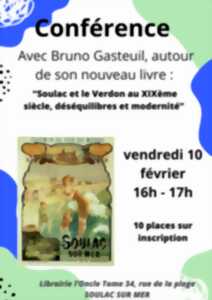 Conférence avec Bruno Gasteuil autour de son nouveau livre (10 places sur inscription)