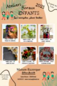 ATELIERS FLORAUX POUR ENFANTS : COURONNE DE NOËL