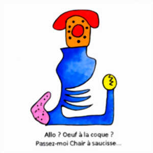 photo Allo ? Oeuf à la Coque ? Passez-moi Chair à saucisse... de Lisa Vanho - dessins et sculptures