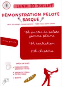 photo Démonstration de pelote basque