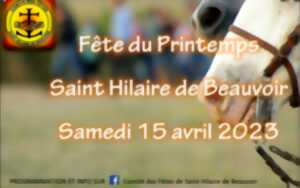 FÊTE DU PRINTEMPS À SAINT-HILAIRE-DE-BEAUVOIR